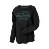 Polaris Women's Adventure Crew Sweatshirt Black/Teal