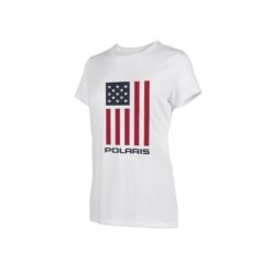 Polaris Women's Flag Tee White