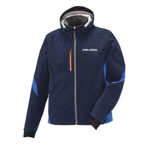 Polaris Men's Softshell Jacket with Polaris® Logo Navy/Orange