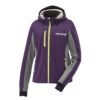 Polaris Women's Softshell Jacket with White Polaris Logo Purple/Lime