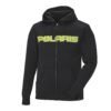 Polaris Men's Full-Zip Core Hoodie Sweatshirt with Polaris Logo Black/Lime