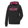 Polaris Women's Full-Zip Core Hoodie Sweatshirt with Polaris Logo Black