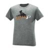 Polaris Men's Short Sleeve BRAAAAP Graphics Tee with Polaris Logo Heather Ash Gray