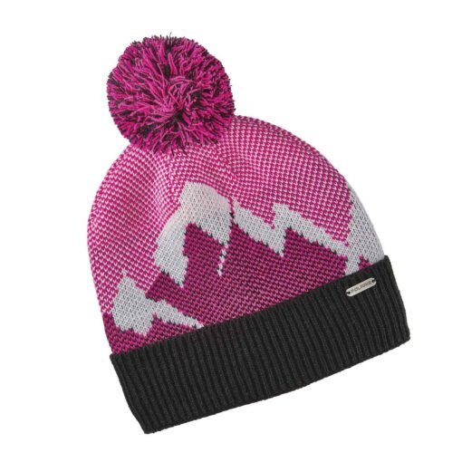 Polaris Women's Knit Mountain Beanie with Metallic Polaris Tag Gray