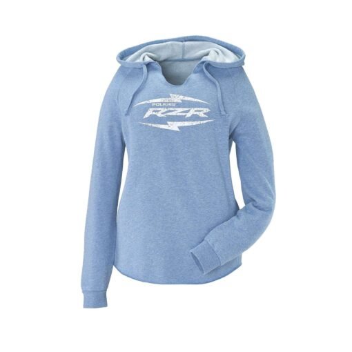 Polaris Women's RZR Lightweight Hoodie Blue/White