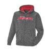 Polaris Men's RZR Full Zip Hoodie Gray/Red