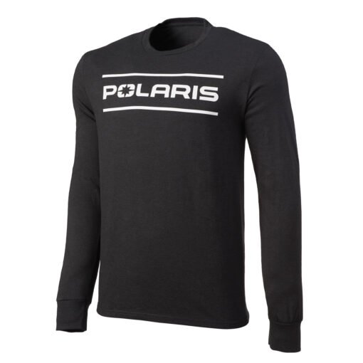 Polaris Men's Long-Sleeve Dash Shirt with Polaris Logo Black