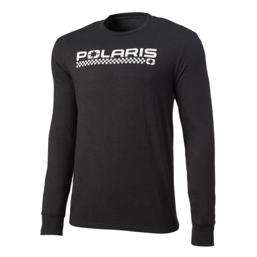 Polaris Men's Checkered Long-Sleeve Black