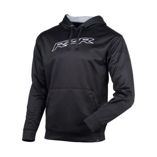 Polaris Men’s Vapor Hoodie Sweatshirt with RZR Logo Black