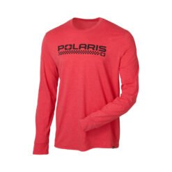 Polaris Men's Checkered Long-Sleeve Red/Black