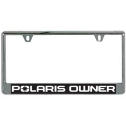 Polaris License Plate Holder Black