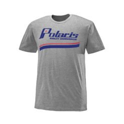 Polaris Men's Heritage T-Shirt with Polaris Logo Heather Gray