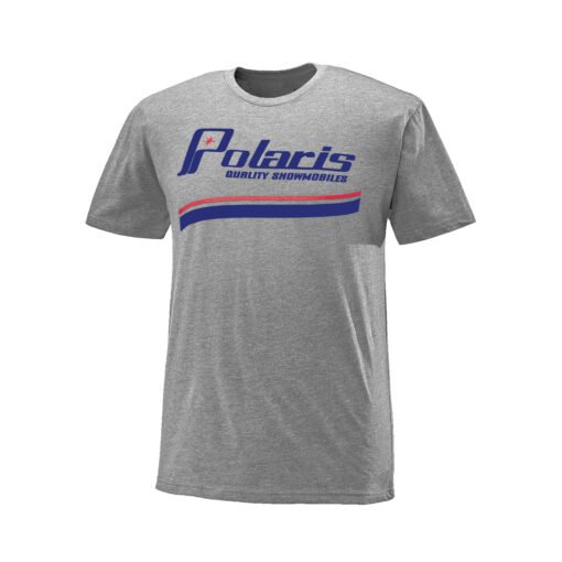 Polaris Men's Heritage T-Shirt with Polaris Logo Heather Gray