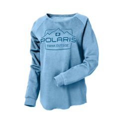 Polaris Women's Adventure Crew Sweatshirt Misty Blue