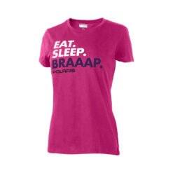 Polaris Women's Eat. Sleep. Brap Tee Pink