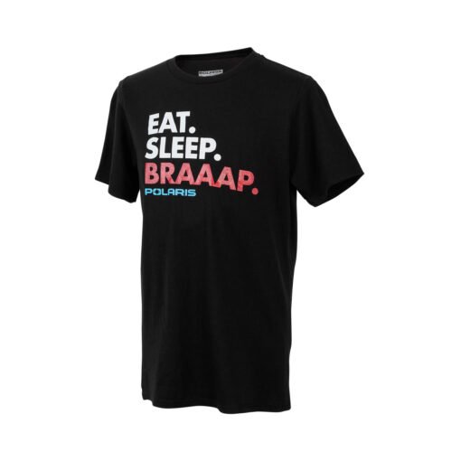 Polaris Youth Eat. Sleep. Braap. Tee Black