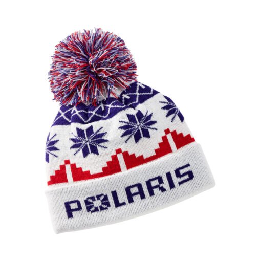 Polaris Polaris Fair Isle Pom Beanie Zenith Blue