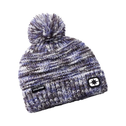 Polaris Polaris Space-Dye Pom Beanie Black/White