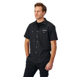 Polaris Men's Short-Sleeve Tech Pit Shirt with Logo