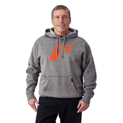 Polaris Men's Retro Logo Hoodie Gray