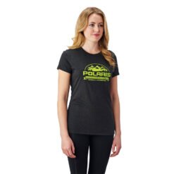 Polaris Women’s Roseau Graphic T-Shirt with Polaris Logo Black
