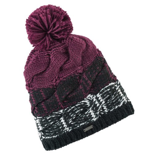 Polaris Women's Cable Beanie with Pom Pom