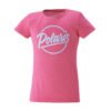 Polaris Youth Graphic T-Shirt with Script Polaris Logo Raspberry