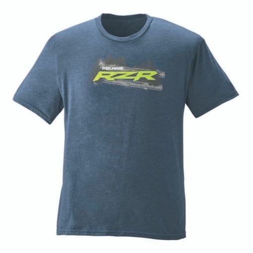 Polaris Men’s Graphic T-Shirt with RZR Logo Navy Heather