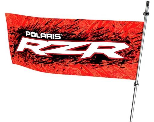 Polaris Lock & Ride RZR Whip Flag & Pole