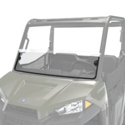 Polaris Lock & Ride Half Windshield - Poly