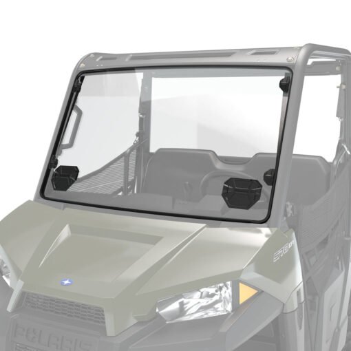 Polaris Lock & Ride Vented Windshield - Hard Coat Poly