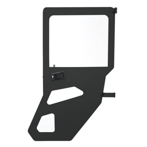Polaris Zip Window Doors - Rear - Canvas - Black
