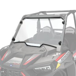 Polaris Lock & Ride Full Windshield - Hard Coat Poly