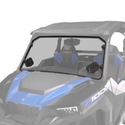 Polaris Lock & Ride Full Vented Windshield - Hard Coat Poly