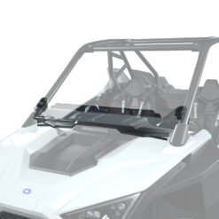 Polaris Lock & Ride Half Windshield - Hard Coat Poly