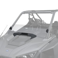 Polaris Lock & Ride Half Windshield - Hard Coat Poly